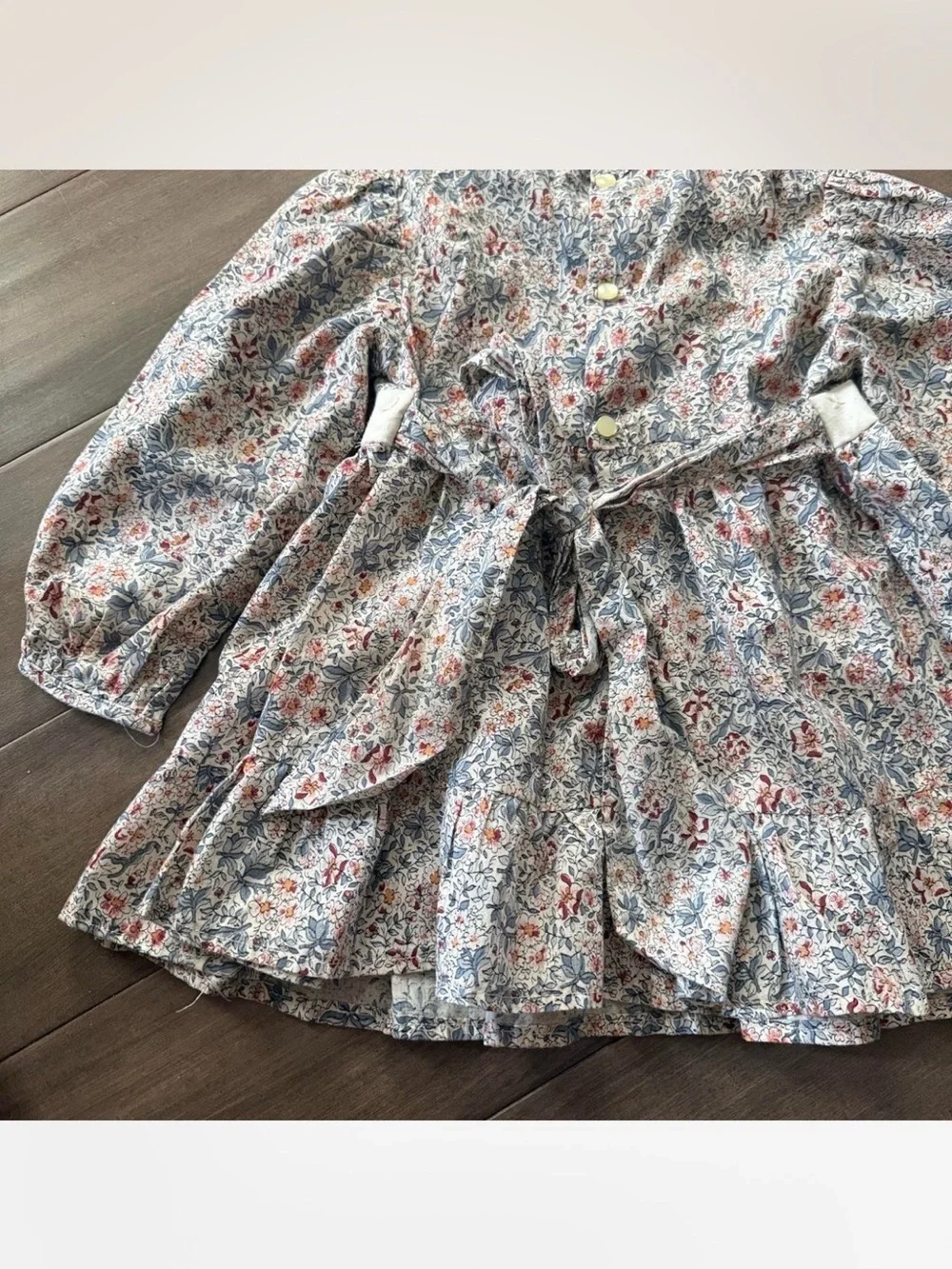 Vintage Floral Cottagecore Toddler Dress 18-24 mos.